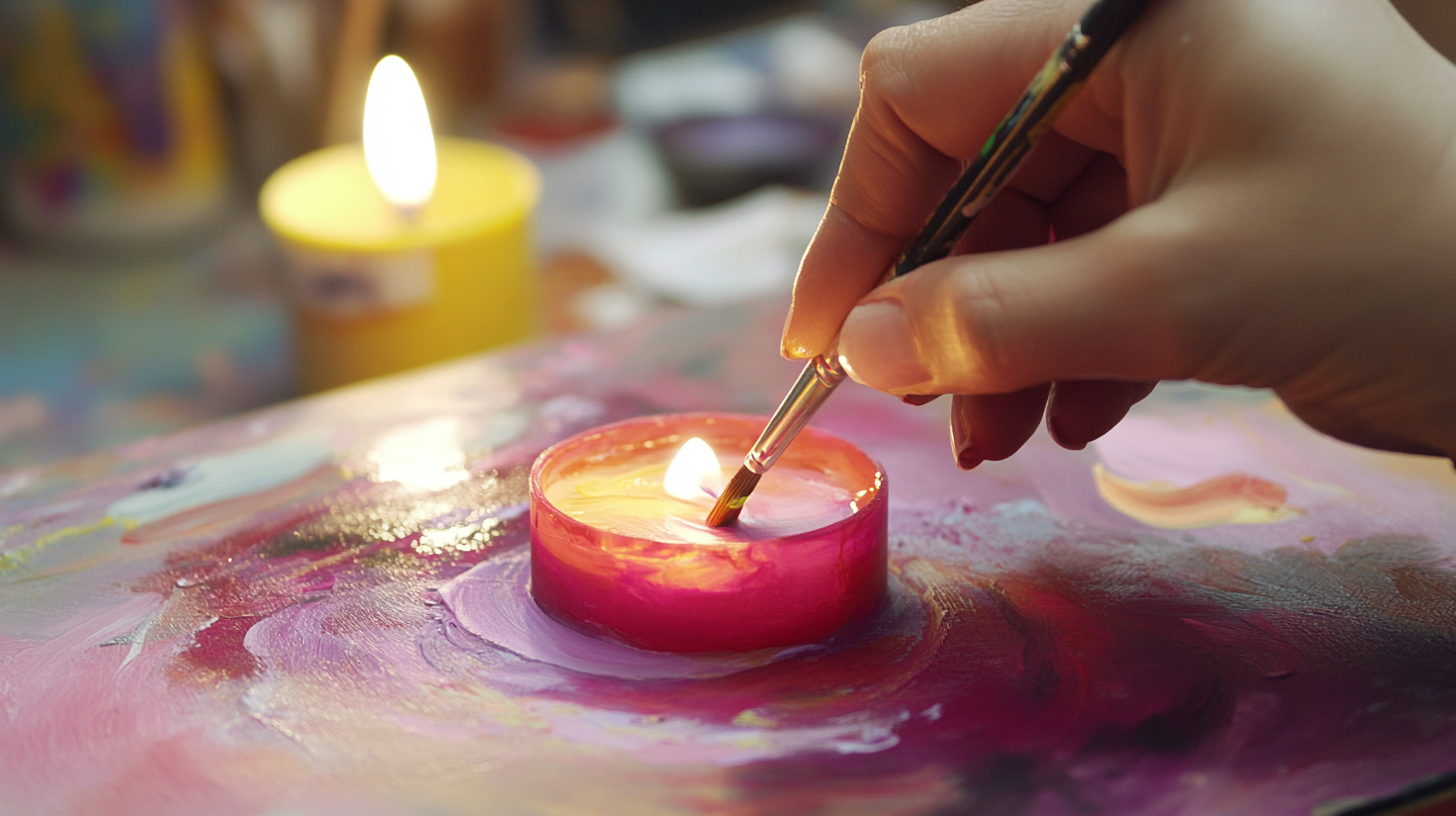 Taller de Pintura de Velas Navideñas en Valencia – 20 Diciembre 11:00-13:00